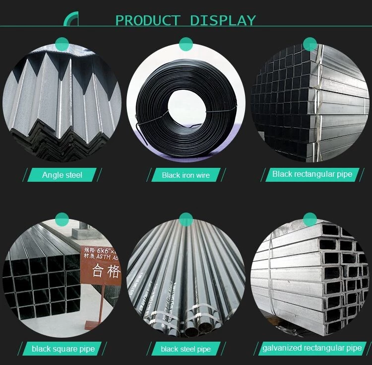 Tianjin manufacturer standard length black square tube and rectangular steel pipe