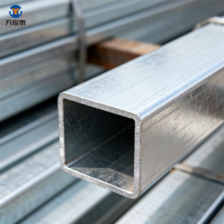 80X80 Galvanized Square Steel Pipe For Building Material in Tianjin
