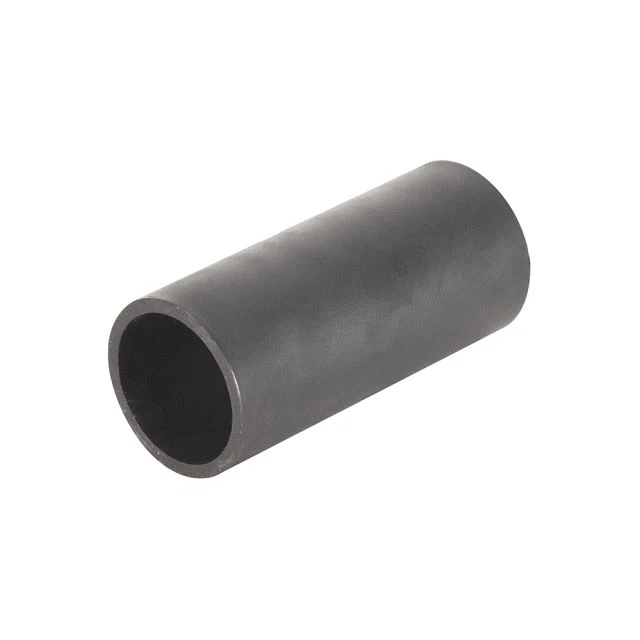Black Welded Round Steel Pipes Carbon Material